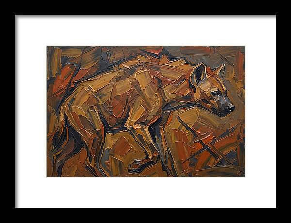 Hyena In Earthy Tones