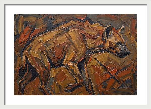 Hyena In Earthy Tones