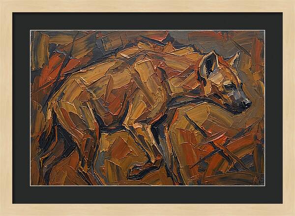 Hyena In Earthy Tones