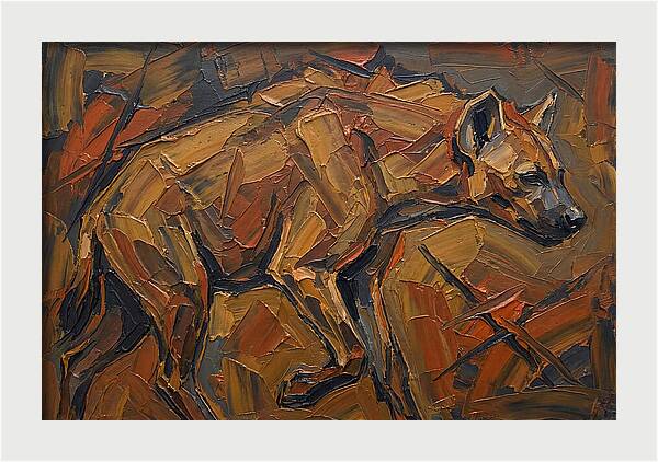 Hyena In Earthy Tones
