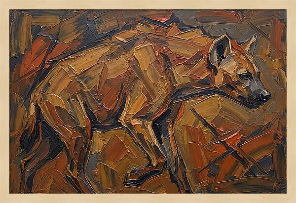 Hyena In Earthy Tones