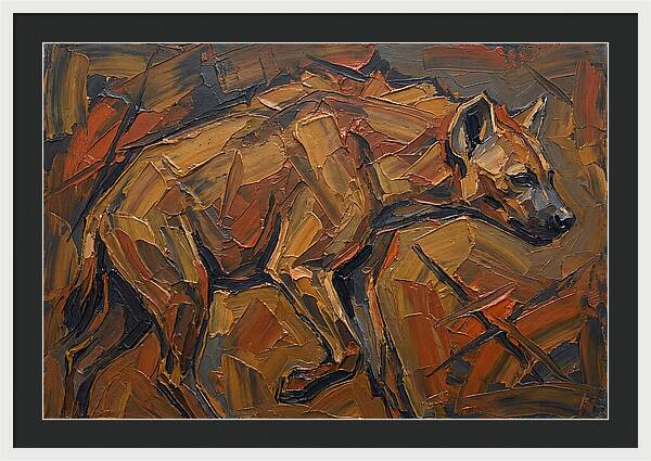 Hyena In Earthy Tones
