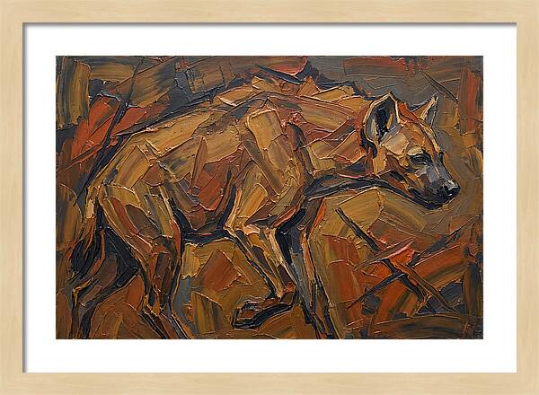 Hyena In Earthy Tones