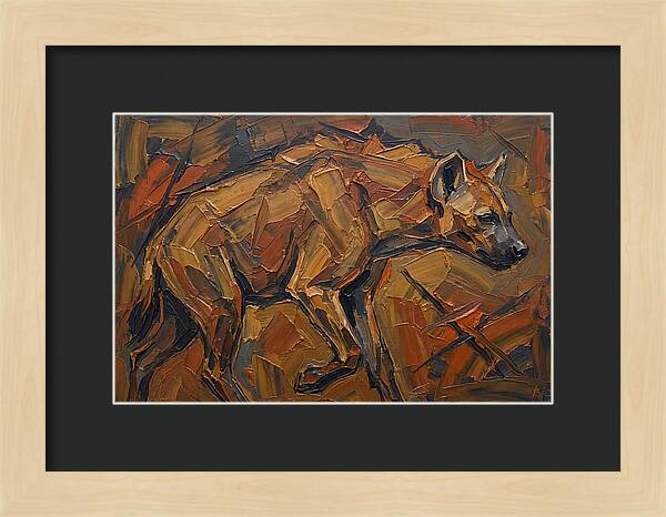 Hyena In Earthy Tones