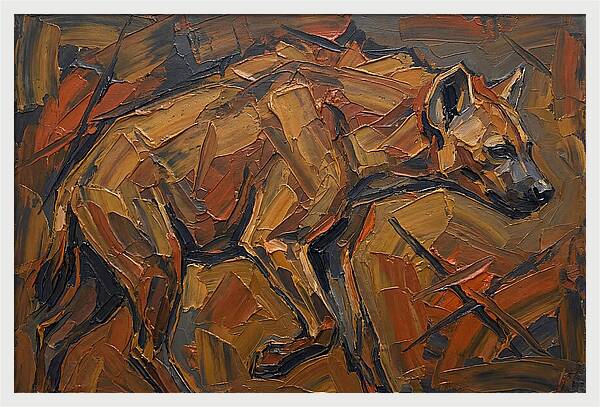 Hyena In Earthy Tones