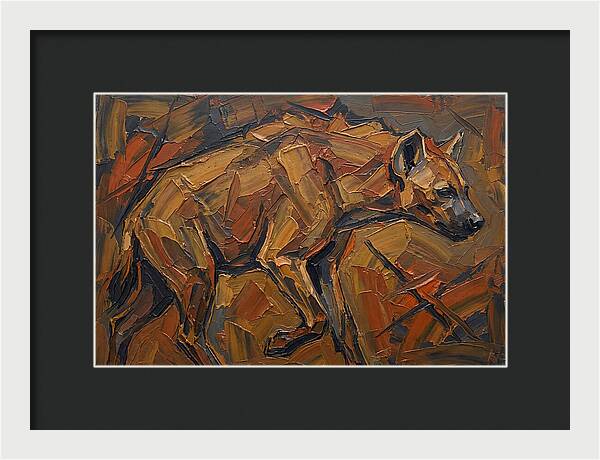 Hyena In Earthy Tones
