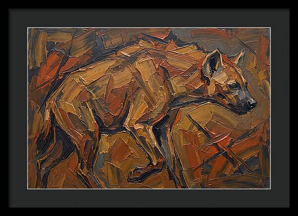 Hyena In Earthy Tones