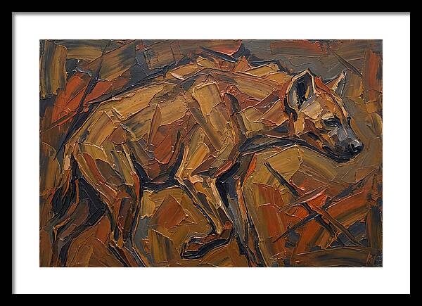 Hyena In Earthy Tones