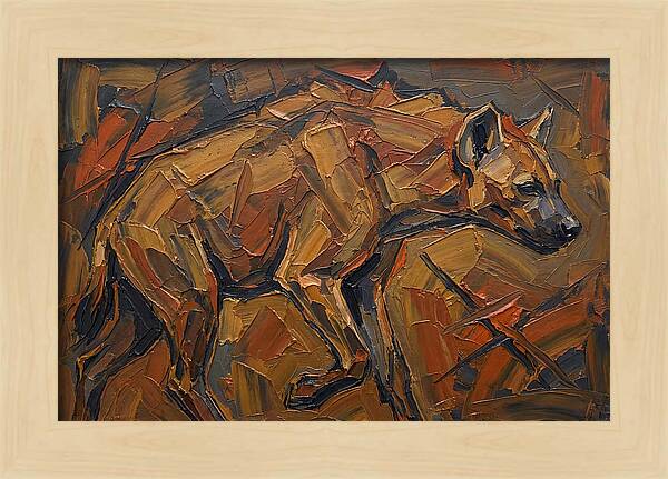 Hyena In Earthy Tones