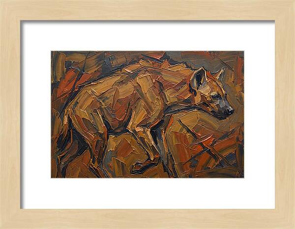 Hyena In Earthy Tones