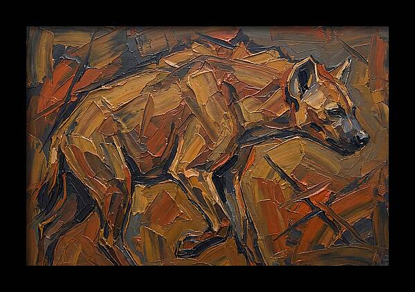 Hyena In Earthy Tones