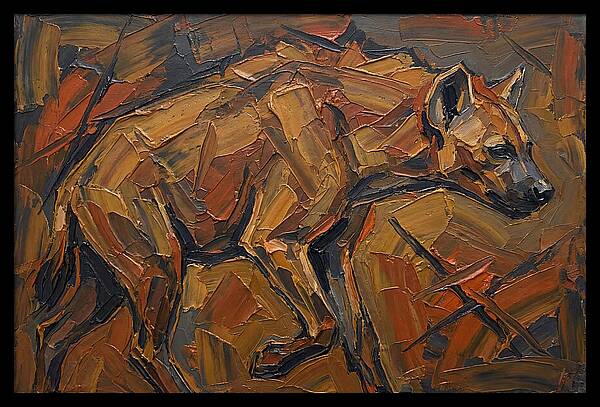 Hyena In Earthy Tones
