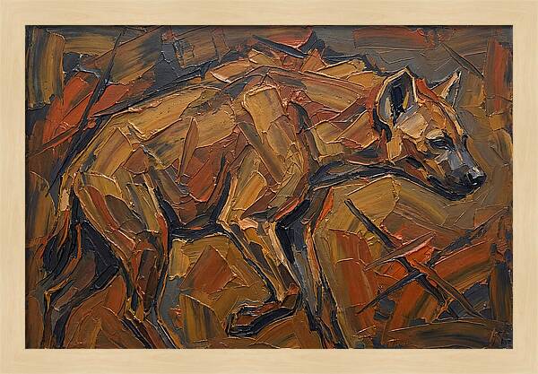 Hyena In Earthy Tones