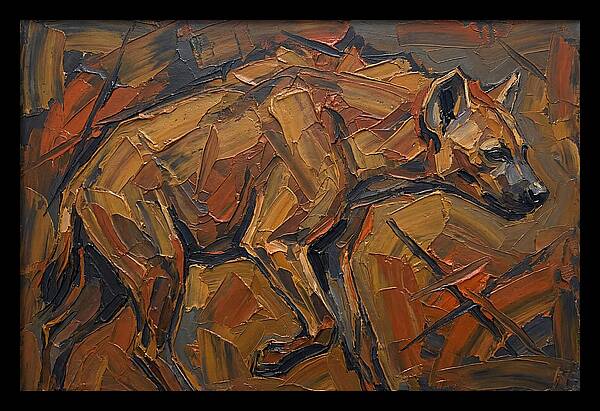 Hyena In Earthy Tones