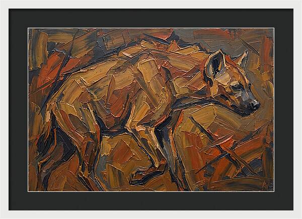 Hyena In Earthy Tones