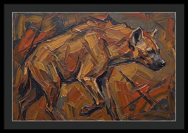 Hyena In Earthy Tones