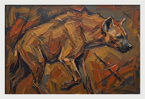 Hyena In Earthy Tones