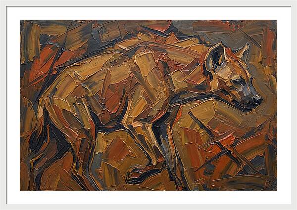 Hyena In Earthy Tones