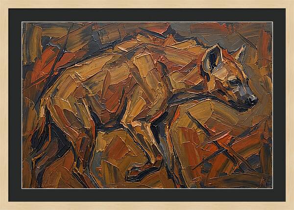 Hyena In Earthy Tones