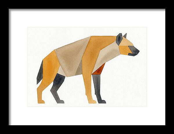 Hyena In Geometric Form