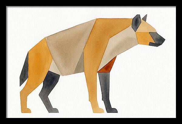 Hyena In Geometric Form