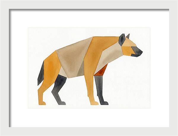Hyena In Geometric Form