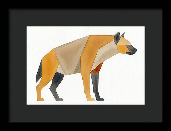 Hyena In Geometric Form