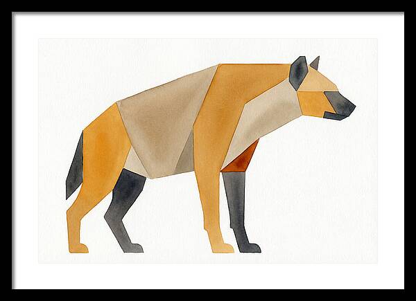 Hyena In Geometric Form