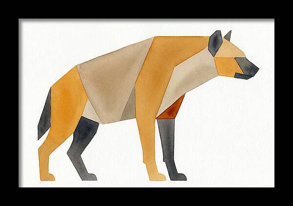 Hyena In Geometric Form