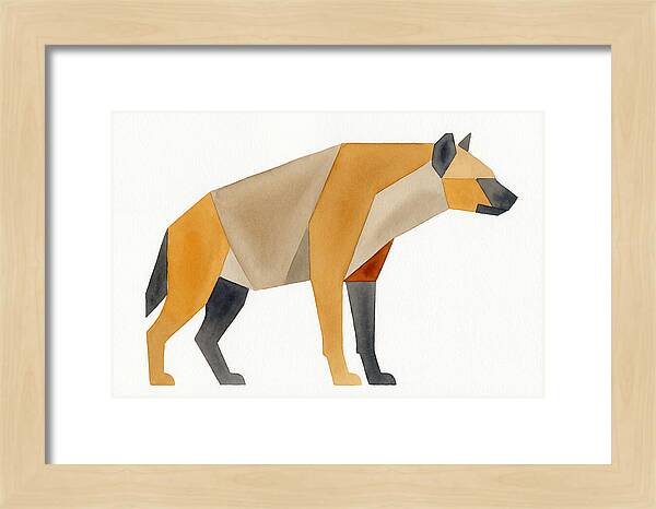 Hyena In Geometric Form