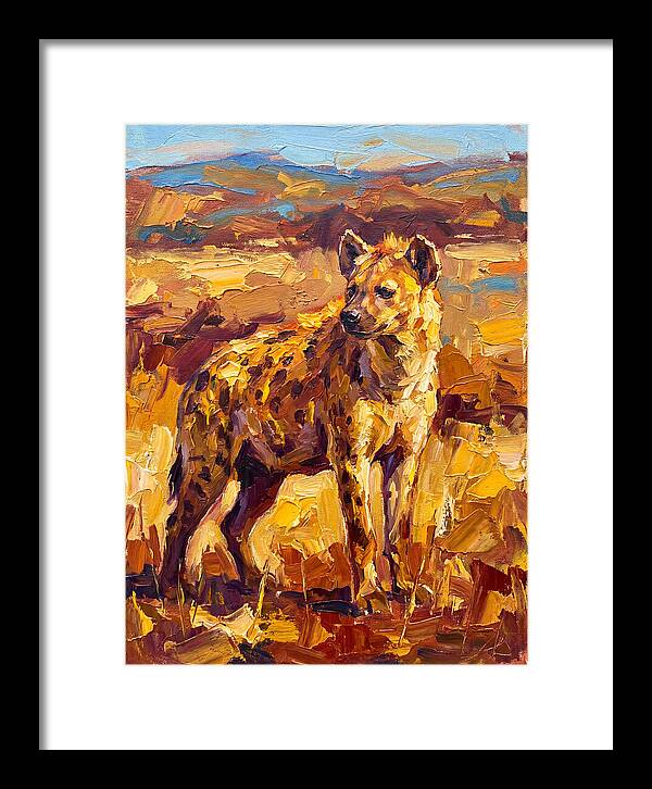 Hyena In The Mediterranean Landscape