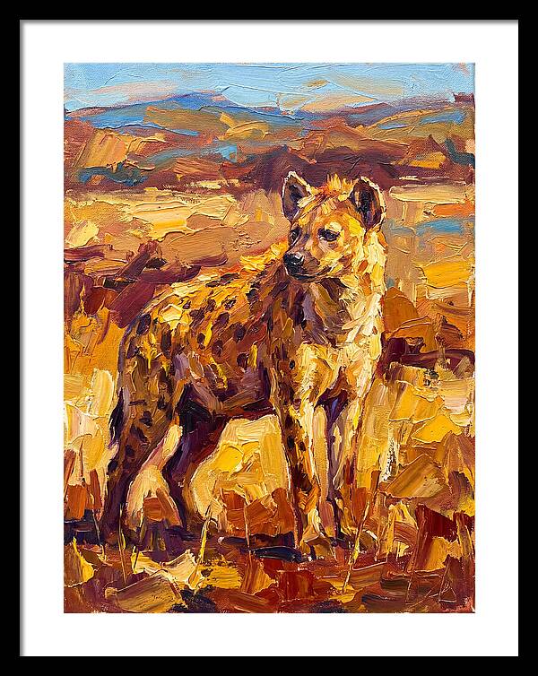 Hyena In The Mediterranean Landscape