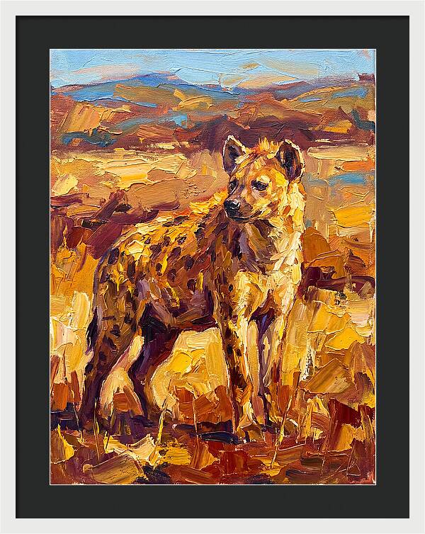 Hyena In The Mediterranean Landscape