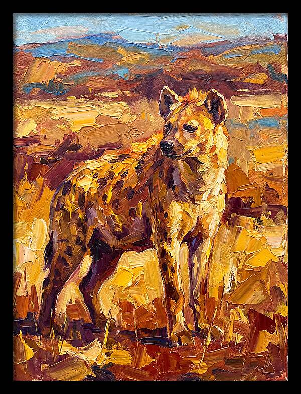 Hyena In The Mediterranean Landscape