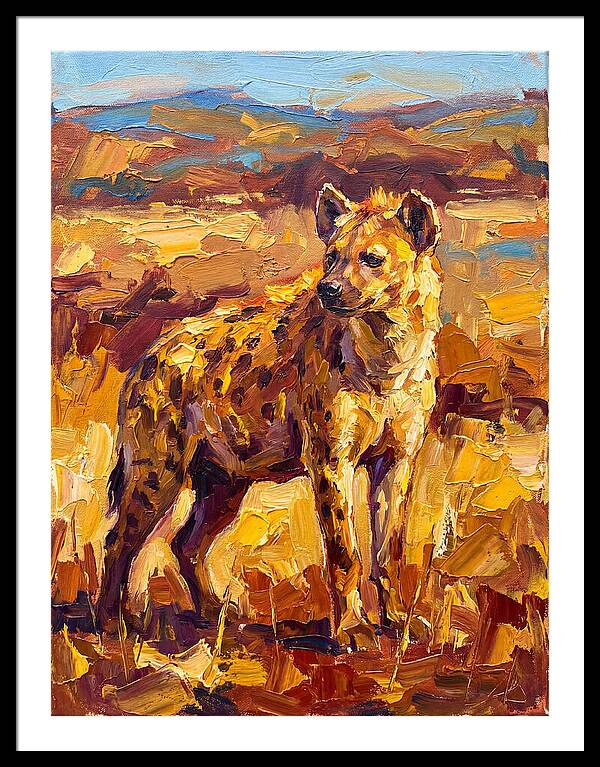 Hyena In The Mediterranean Landscape