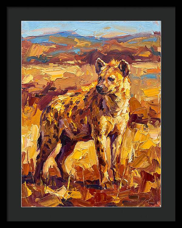 Hyena In The Mediterranean Landscape