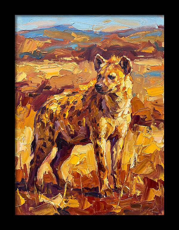 Hyena In The Mediterranean Landscape