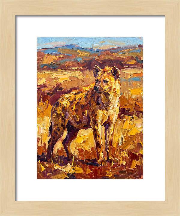 Hyena In The Mediterranean Landscape