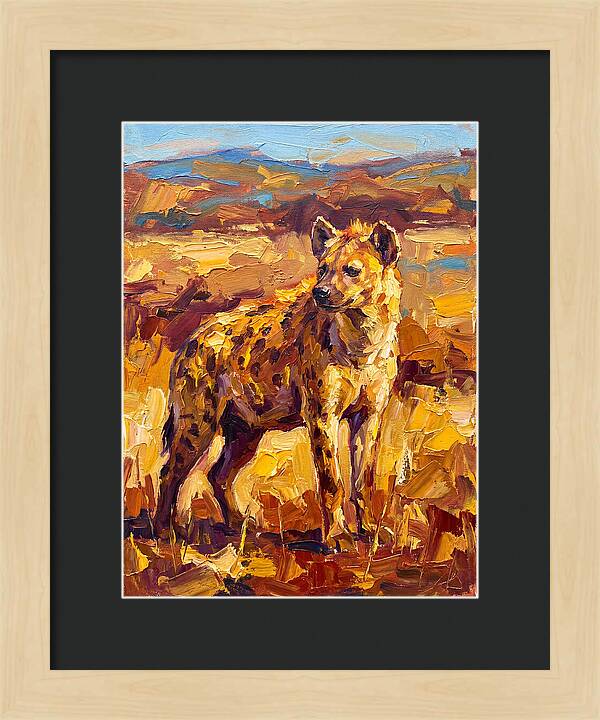 Hyena In The Mediterranean Landscape