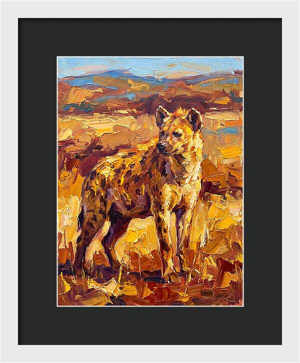 Hyena In The Mediterranean Landscape