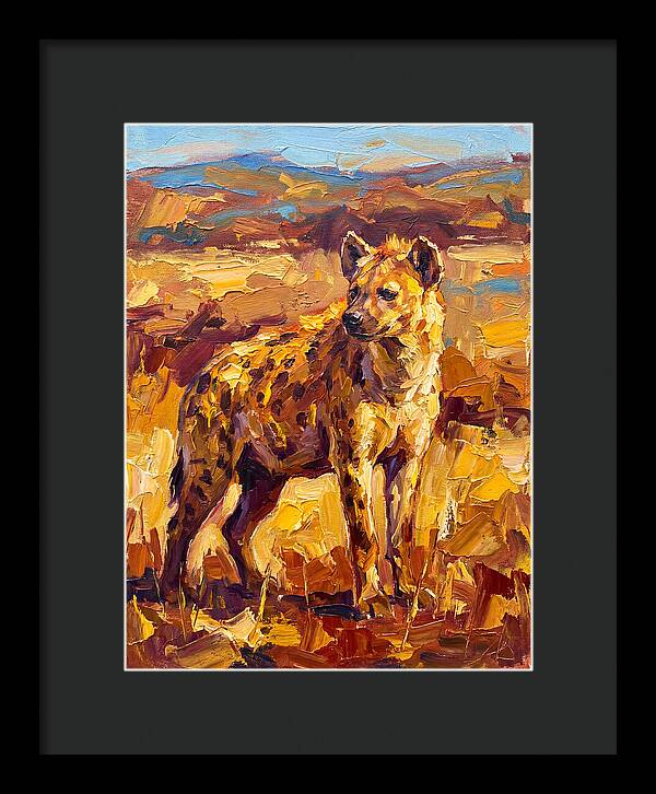 Hyena In The Mediterranean Landscape