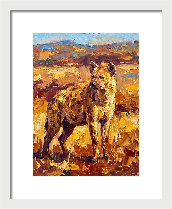 Hyena In The Mediterranean Landscape