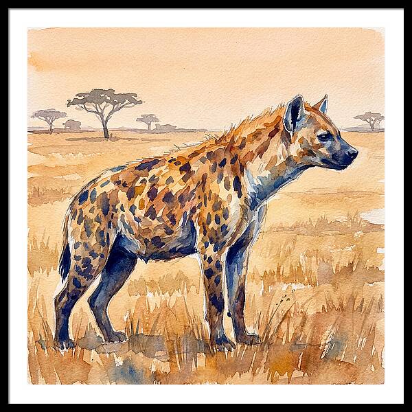 Hyena In The Savanna