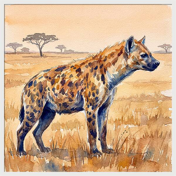 Hyena In The Savanna
