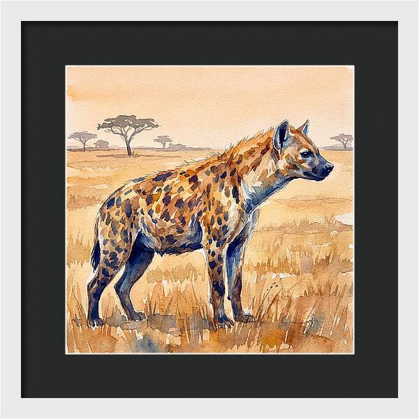 Hyena In The Savanna