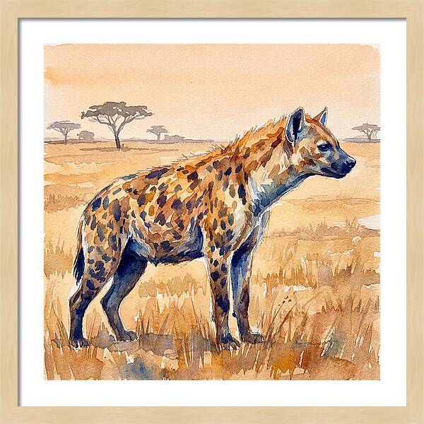 Hyena In The Savanna