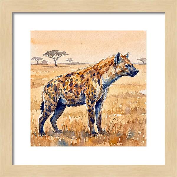Hyena In The Savanna