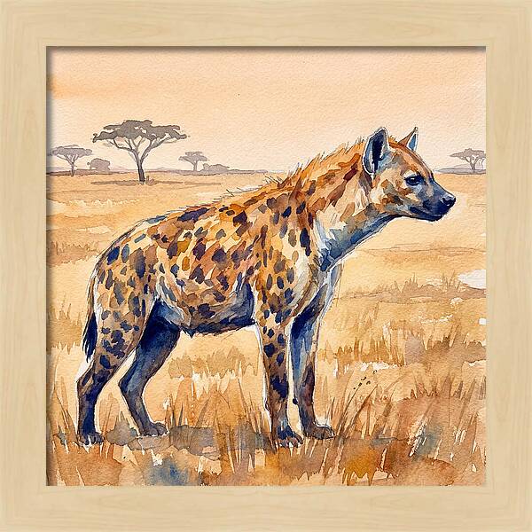 Hyena In The Savanna