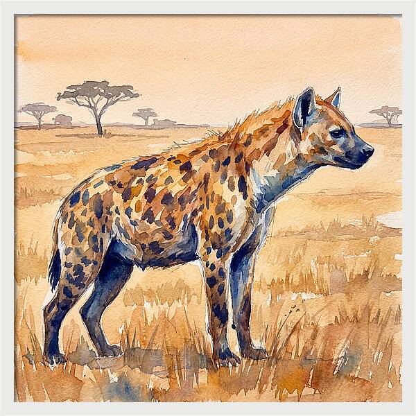 Hyena In The Savanna