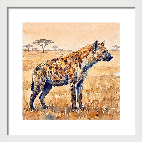 Hyena In The Savanna